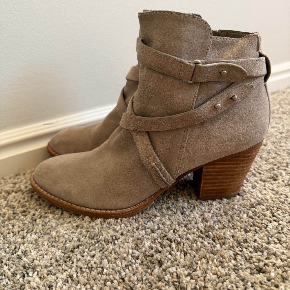 Sam Edelman Merton Leather Suede Ankle Boots